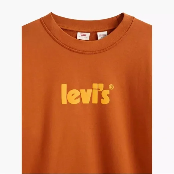NWT Levi’s Graphic Standard Crewneck Sweatshirt Pullover - Picture 4 of 11
